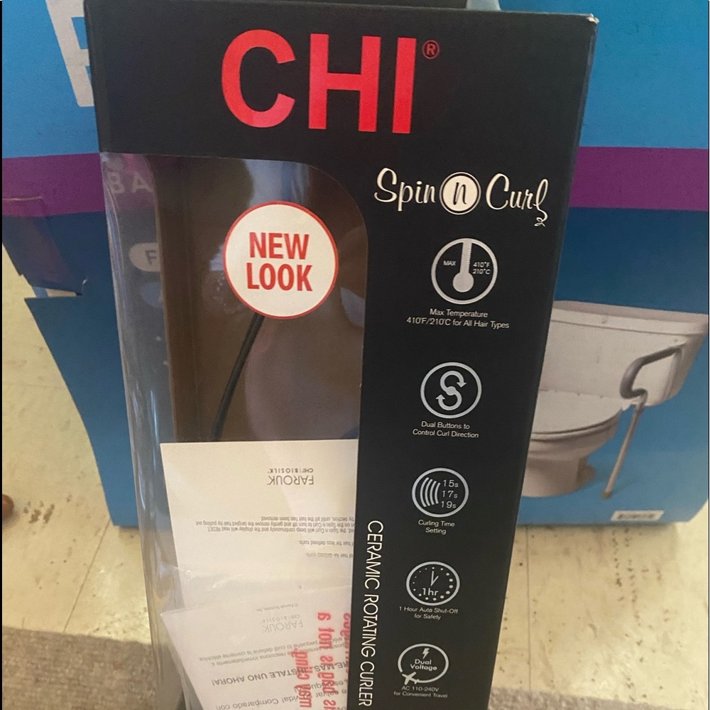 Chi spin and curl brand new in box.